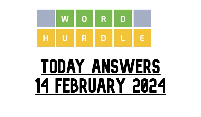 Word Hurdle 1514 & 1515 Answer Today [14 February 2024]