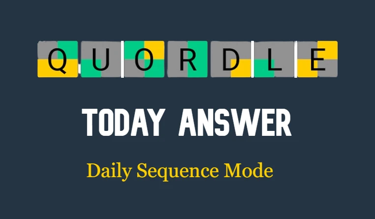 Quordle Answers Today