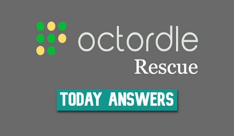 Octordle Rescue Answer Today