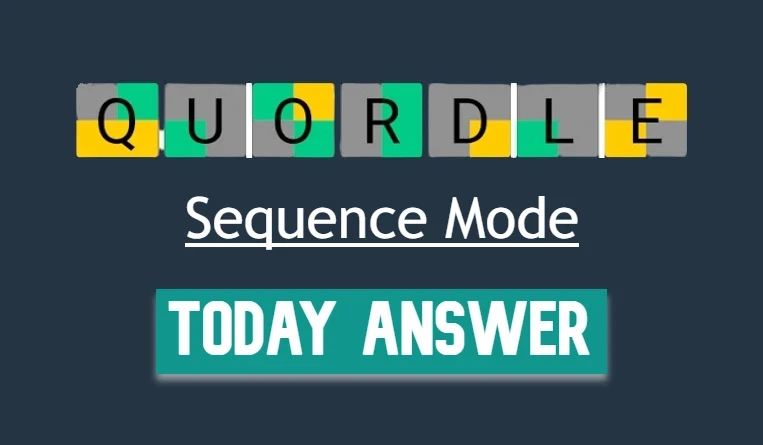 Quordle Sequence Answer Today